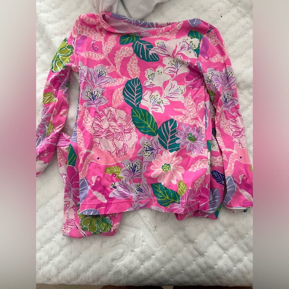 Lilly Pulitzer long sleeve and pants girl Pj